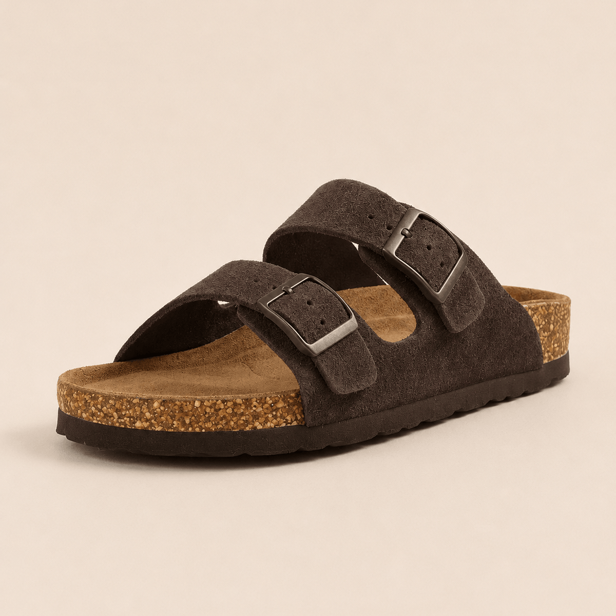 Premium Genuine Suede Sandals by Qom
