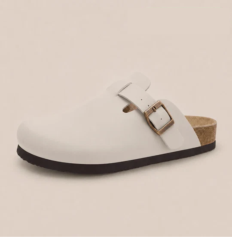 Smooth Vegan Leather Clogs