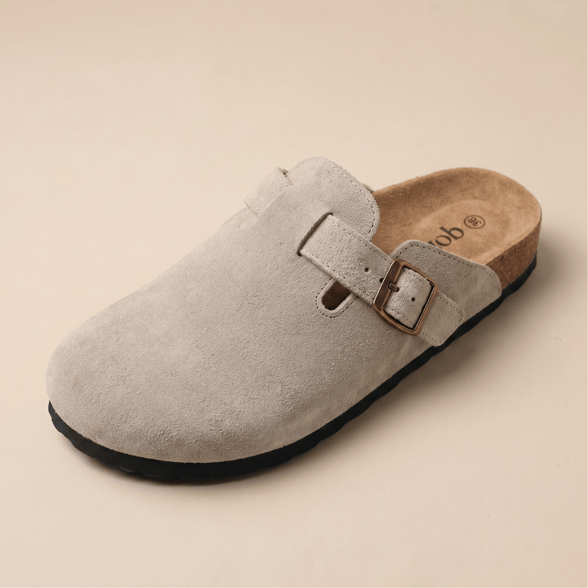 Genuine Suede Clogs by Qom