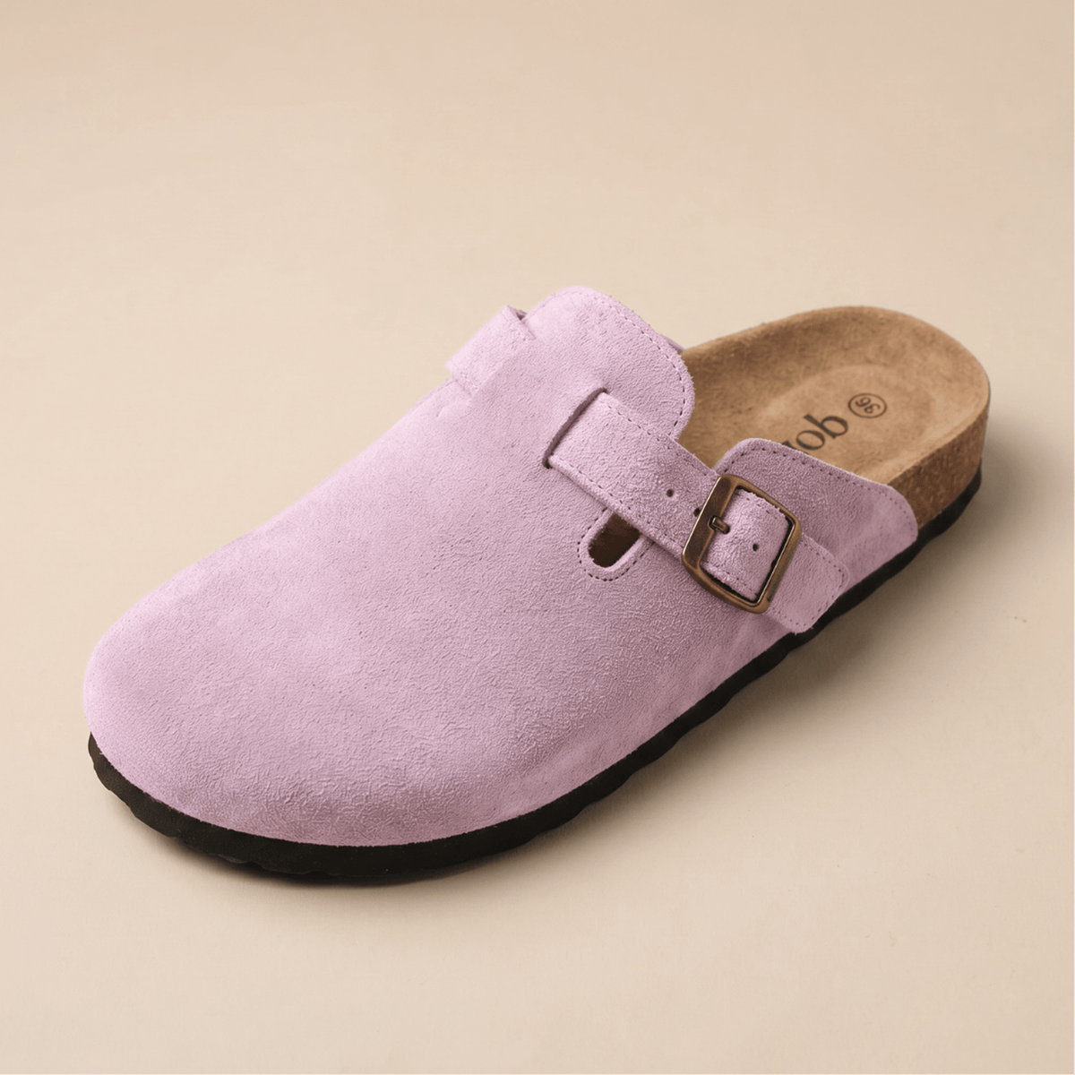 Genuine Suede Clogs by Qom