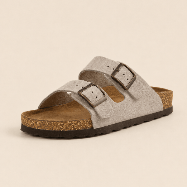 Premium Genuine Suede Sandals by Qom