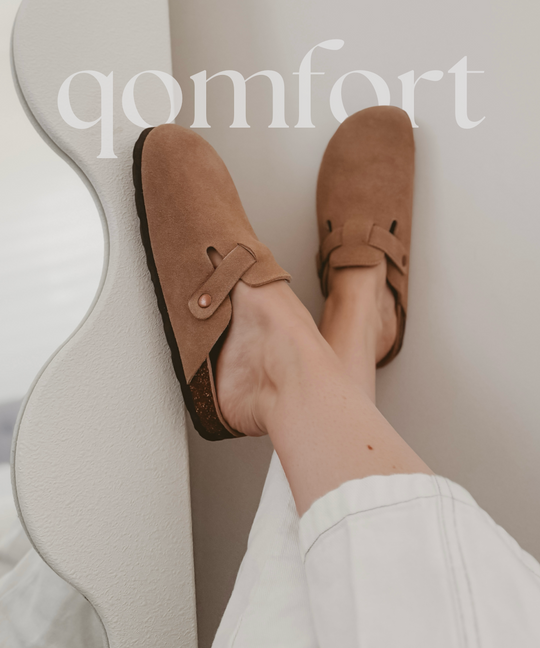 Genuine Suede Clogs by Qom
