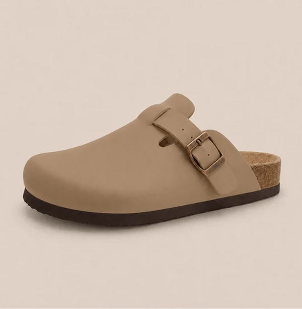 Smooth Vegan Leather Clogs by Qom