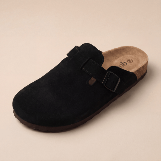Genuine Suede Clogs by Qom