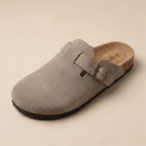 Genuine Suede Clogs by Qom