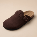 Genuine Suede Clogs by Qom