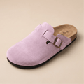 Genuine Suede Clogs by Qom