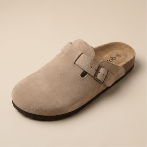 Genuine Suede Clogs by Qom