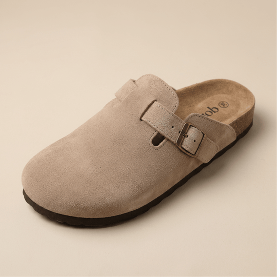 Genuine Suede Clogs by Qom